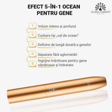 Rimel pentru gene, Global Fashion, Ocean Dense Mascara, Negru, GM2