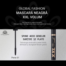 Mascara pentru gene XXL Global Fashion, GF38001, #01