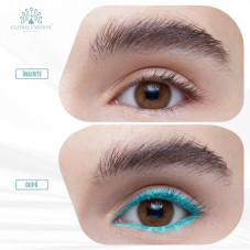 Creion de ochi moale, gel, Global Fashion, Cristal cu sclipici