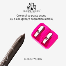 Creion-gel de ochi, Global Fashion, 03, dark brown