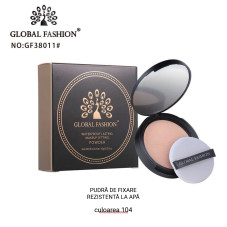 Pudră rezistentă la apă Global Fashion, #104