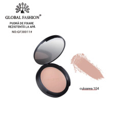 Pudră rezistentă la apă Global Fashion, #104