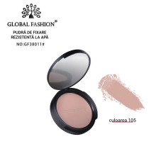 Pudră rezistentă la apă Global Fashion, GF38011, #105