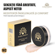 Pudră pulbere lejeră Global Fashion, GF38017, #102