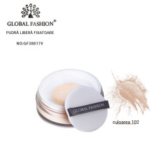 Pudră pulbere lejeră Global Fashion, GF38017, #102