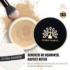 Pudră pulbere lejeră Global Fashion, GF38017, #103