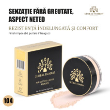 Pudră pulbere lejeră Global Fashion, GF38017, #104