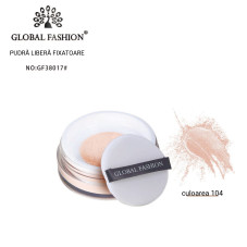 Pudră pulbere lejeră Global Fashion, GF38017, #104
