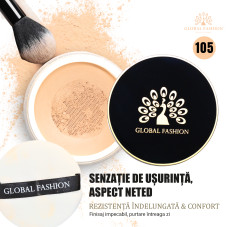 Pudră pulbere lejeră Global Fashion, #105