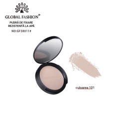 Pudră rezistentă la apă Global Fashion, #101