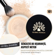 Pudră pulbere lejeră Global Fashion, GF38017, #101