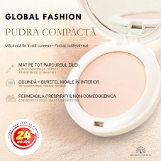 Pudră mată Global Fashion, matte finish powder, 12g, G05