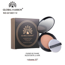 Pudră rezistentă la apă Global Fashion, #107