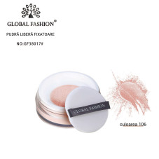 Pudră pulbere lejeră Global Fashion, #106