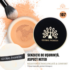 Pudră pulbere lejeră Global Fashion, GF38017, #107