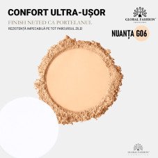 Pudră mată Global Fashion, matte finish powder, 12g, G06