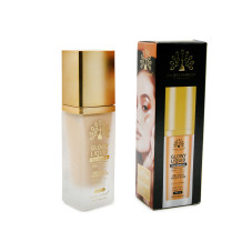 Тональная основа Global Fashion, Glowy Liquid Foundation 4in1:Primer+Concealer+Highlighter+BB cream, SPF 15, K036,Toffee