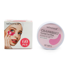 Cranberry Hydrogel Eye Mask, 60 pieces