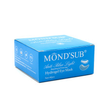 Mond'Sub Anti Blue Light Hydrogel Eye Mask, 60 pieces