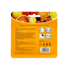 Vitamin C Facial Mask, Brightening and Moisturising, 25 ml, 24 pieces