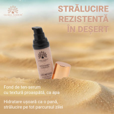 Fond de ten Global Fashion, Serum Bubble Foundation, BF043, Golden Tan