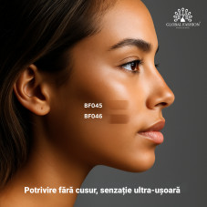 Fond de ten Global Fashion, Serum Bubble Foundation, BF043, Golden Tan