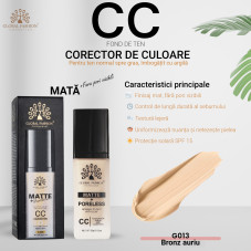 Fond de ten CC Matte+Poreless, Global Fashion, G013, Golden Tan