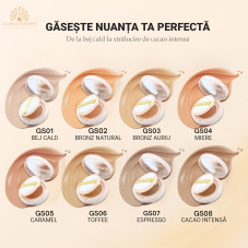 Cushion BB Cream pentru față, Global Fashion, 12g, GS07, Espresso