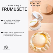 Cushion BB Cream pentru față, Global Fashion, 12g, GS07, Espresso