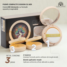 Cushion BB Cream pentru față, Global Fashion, 12g, GS07, Espresso