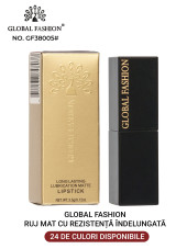 Ruj mat cu efect hidratant Long Lasting Global Fashion, GF38005 #117
