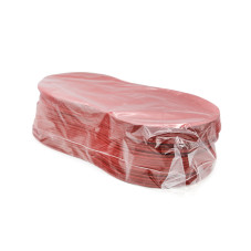 Disposable pedicure slippers, 12 pairs, Bordo