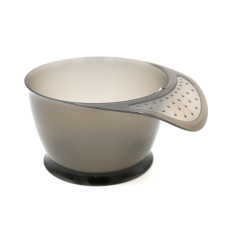 Hair dye bowl, black transparent