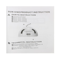 Лампа для маникюра led/ uv, SUN R1 48 W