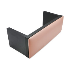 Подлокотник для маникюра, черный с розовым