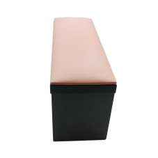 Подлокотник для маникюра, черный с розовым