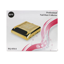 Вытяжка маникюрная (пылесос) с фильтром, 80W, pink BQ-858-8