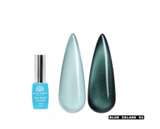 Гель лак котяче око Blue Island 8 мл, 01