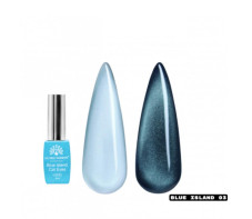Гель лак котяче око Blue Island 8 мл, 03