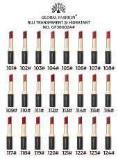 Ruj de buze Transparent și Hidratant Global Fashion, #112