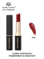 Ruj de buze Transparent și Hidratant Global Fashion, #112
