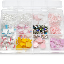 3D volumetric figures for manicure, set D3