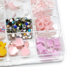 3D volumetric figures for manicure, set D3
