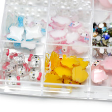 3D volumetric figures for manicure, set D3