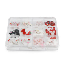 3D volumetric figures for manicure, set D4