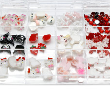 3D volumetric figures for manicure, set D4