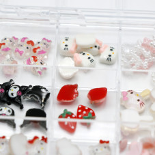 3D volumetric figures for manicure, set D4