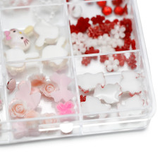 3D volumetric figures for manicure, set D4