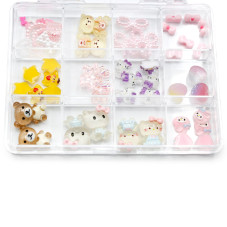 3D volumetric figures for manicure, set D6