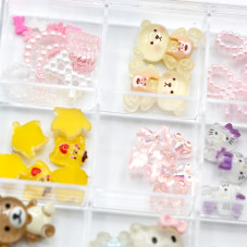 3D volumetric figures for manicure, set D6